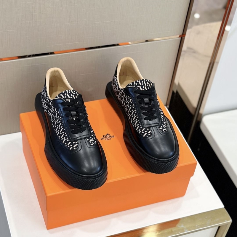 H**mes leather shoes